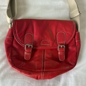 BRIC’S Crossbody Bag Red With Adjustable Strap
